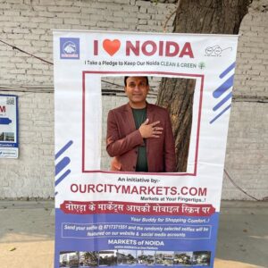 #I LOVE NOIDA - SWACHH BHARAT ABHIYAN Selfie Campaign - An initiative by OURCITYMARKETS.COM