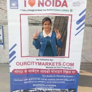 #I LOVE NOIDA - SWACHH BHARAT ABHIYAN Selfie Campaign - An initiative by OURCITYMARKETS.COM